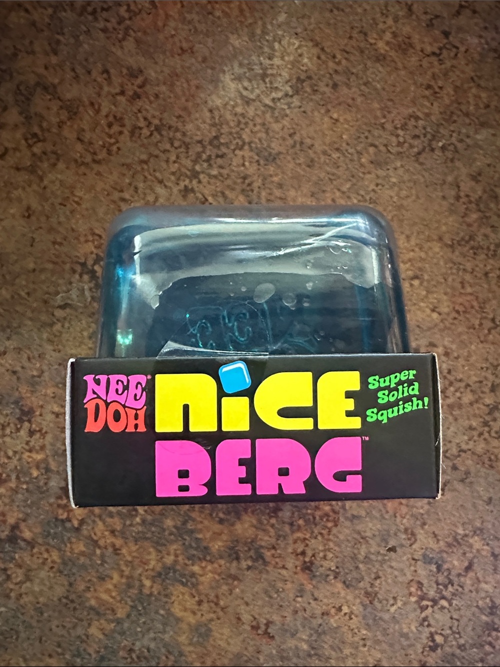 Nice Berg Super Solid Squish - Blue Squishy in Original Box